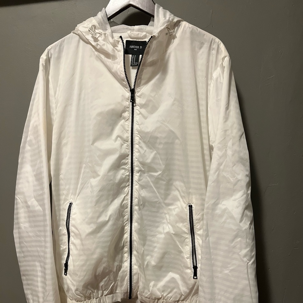 White track jacket lightweight